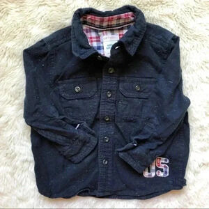 Joe Fresh Long Sleeved Button Down Shirt Size  2T